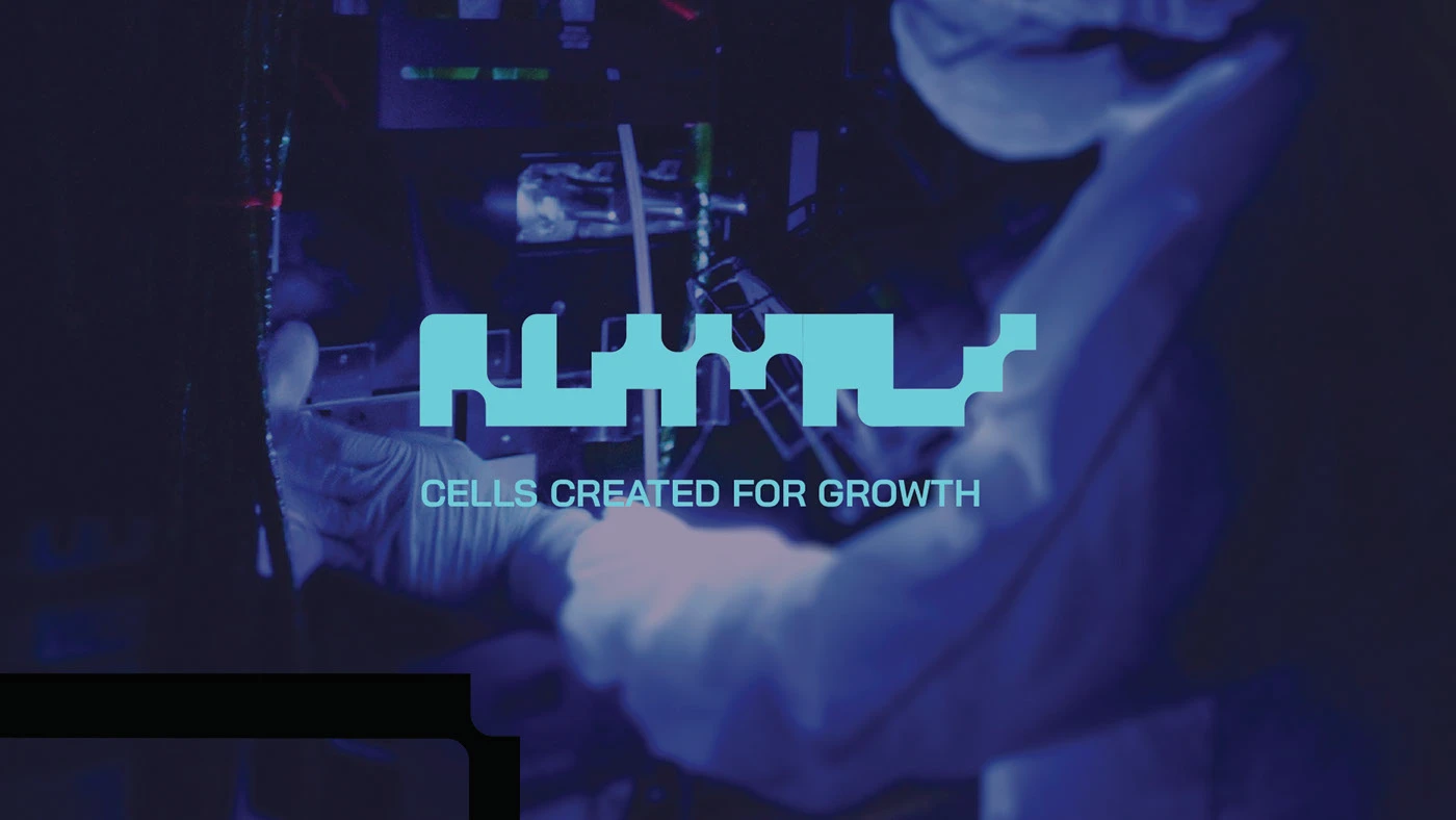 Hero campaign card with the RLAM wordmark set against lab photography.